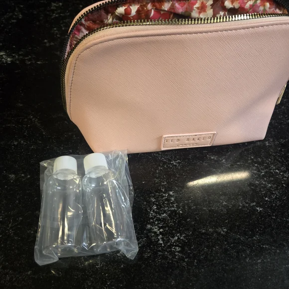Ted Baker Pink Travel Cosmetic Pouch - Picture 5 of 5